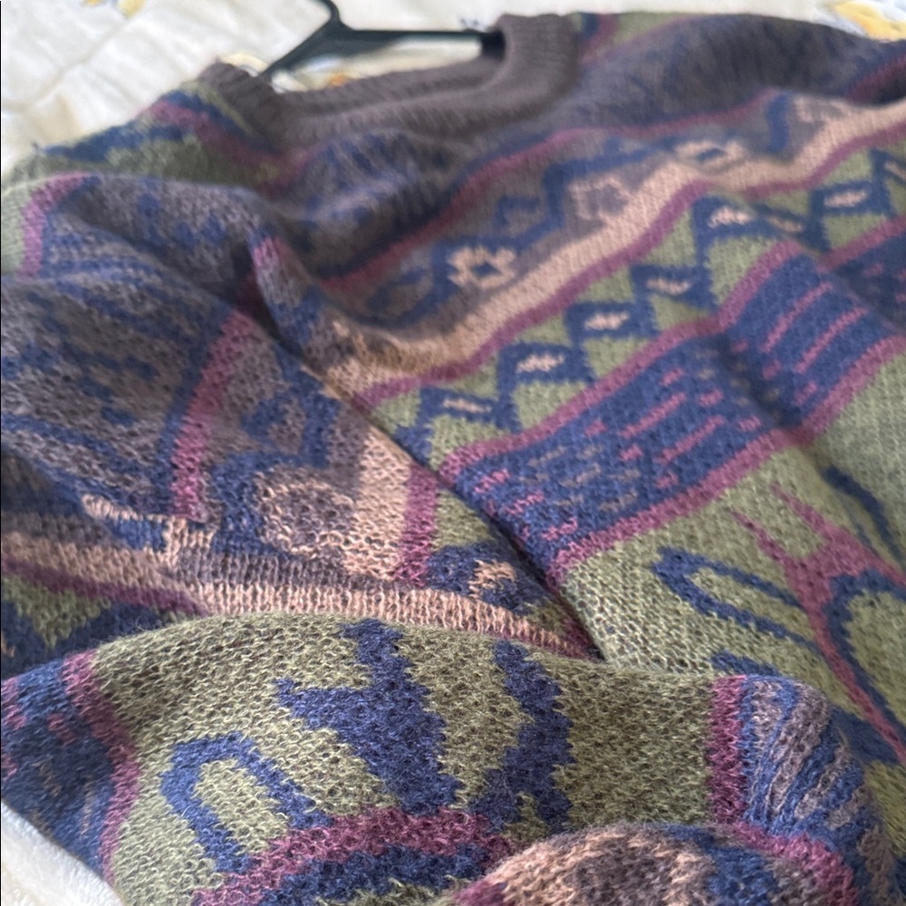 ROMWE Multicolor Patterned Sweater